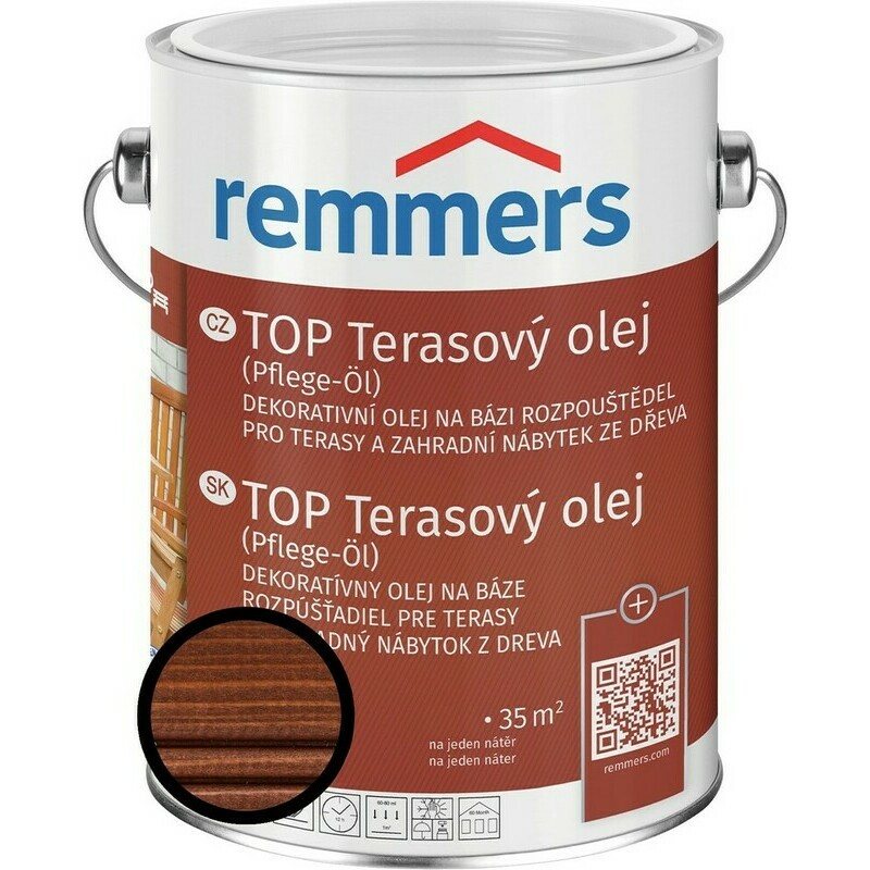 Olej terasový Remmers TOP rezavě hnědá