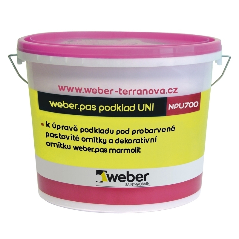 Penetrace weberpas podklad UNI žlutá 1 kg WEBER
