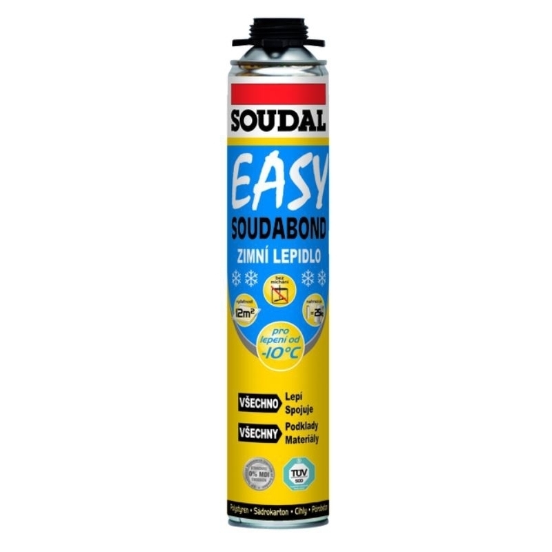 Pěna lepicí Soudal SOUDABOND EASY pistolová zimní 750 ml Soudal