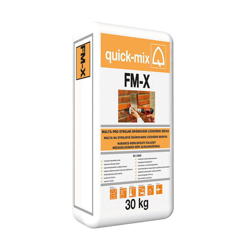 Hmota spárovací Quick-mix FMX šedá 30 kg Quick-mix