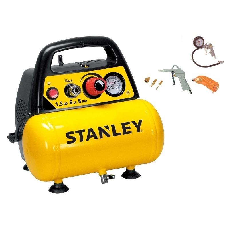 Kompresor přenosný Stanley DN 200/8/6 + Kit Box 6 ks STANLEY