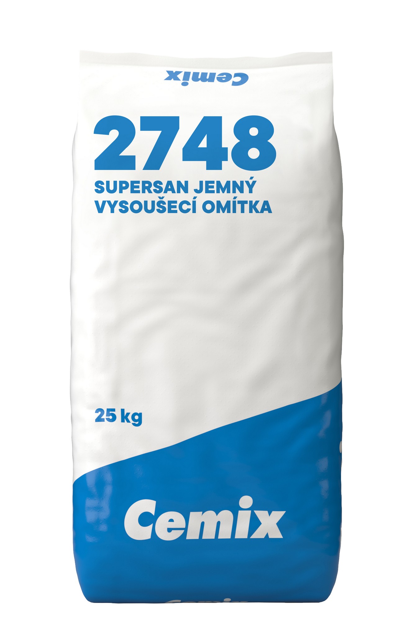 Omítka vysoušecí štuková Cemix 2748 SUPERSAN jemná 25 kg Cemix