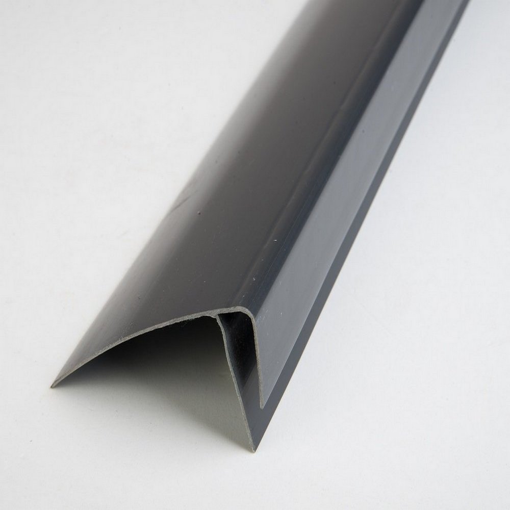 F profil ukončovací plastový grafit 3000 mm HOPA CZ
