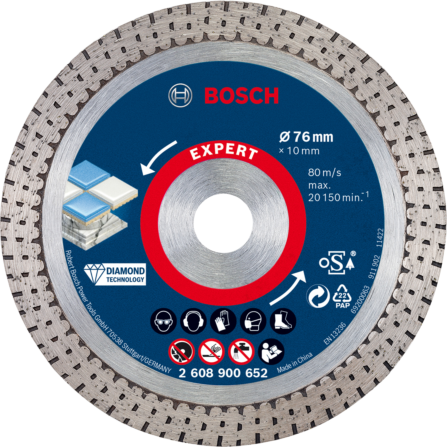 Kotouč DIA Bosch Expert HardCeramic 76×10×1