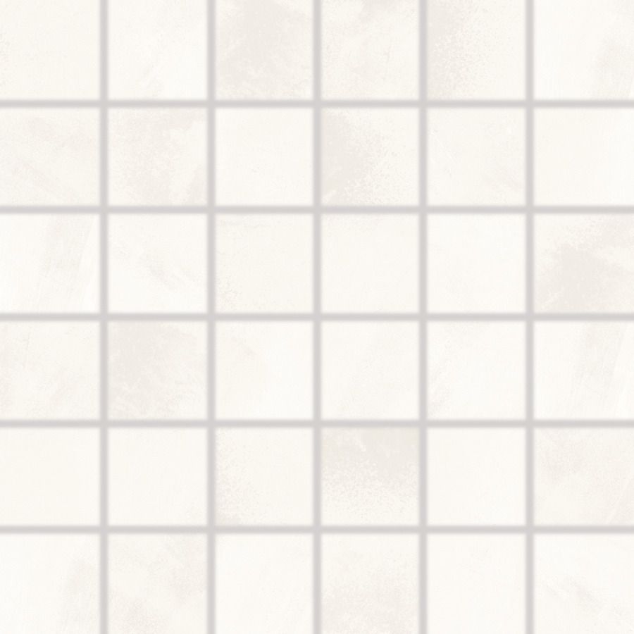 Mozaika Rako Blend 5×5 cm (set 30×30 cm) bílá DDM06805 RAKO