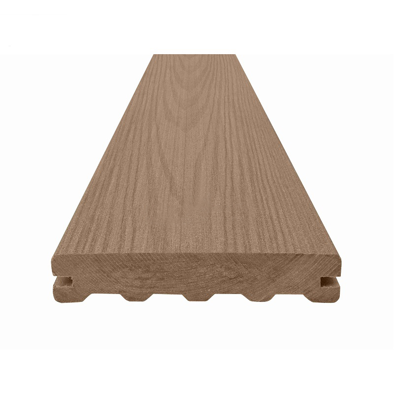 Prkno terasové Woodplastic NATUR PLUS PREMIUM teak 23×137×4000 mm WOODPLASTIC