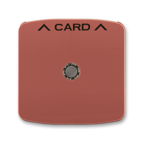 Kryt spínač kartový s průzorem ABB Tango vřesová červená ABB