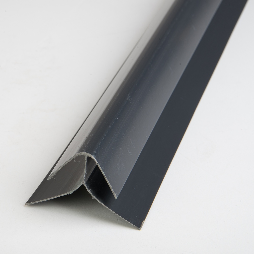 Profil vnější rohový plastový grafit 3000 mm HOPA CZ