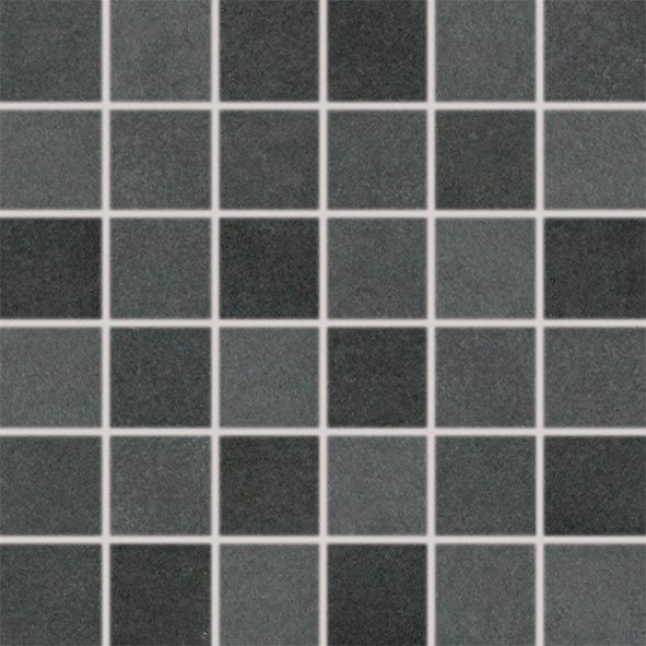 Mozaika Rako Extra 5×5 cm (set 30×30 cm) černá DDM06725 RAKO