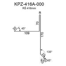 Závětrná lišta RS416SA SP25 RAL7035 0
