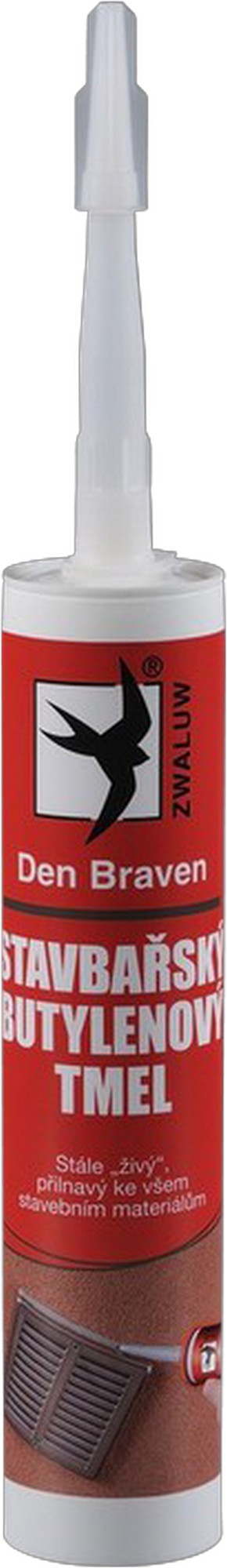 Tmel stavbařský butylenový Den Braven černý 310 ml DEN BRAVEN
