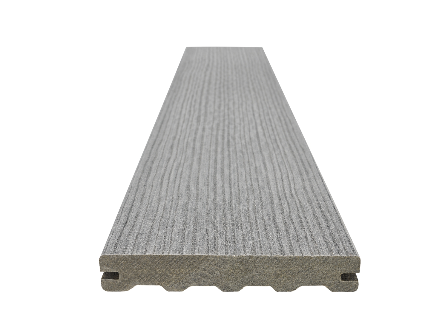 Prkno terasové Woodplastic FOREST PREMIUM inox 22×137×4000 mm WOODPLASTIC