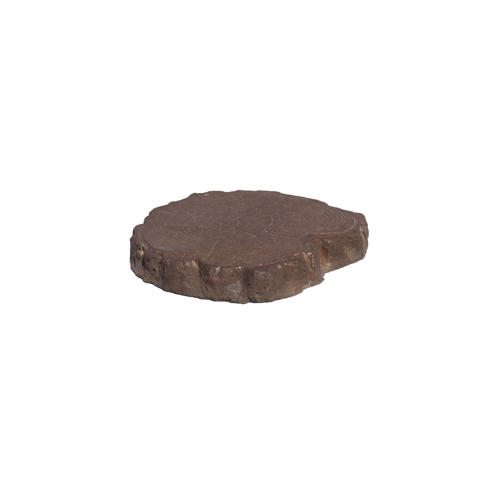 Dlažba betonová Presbeton BARK letokruh 3 reliéfní hnědá 270×300×45 mm PRESBETON