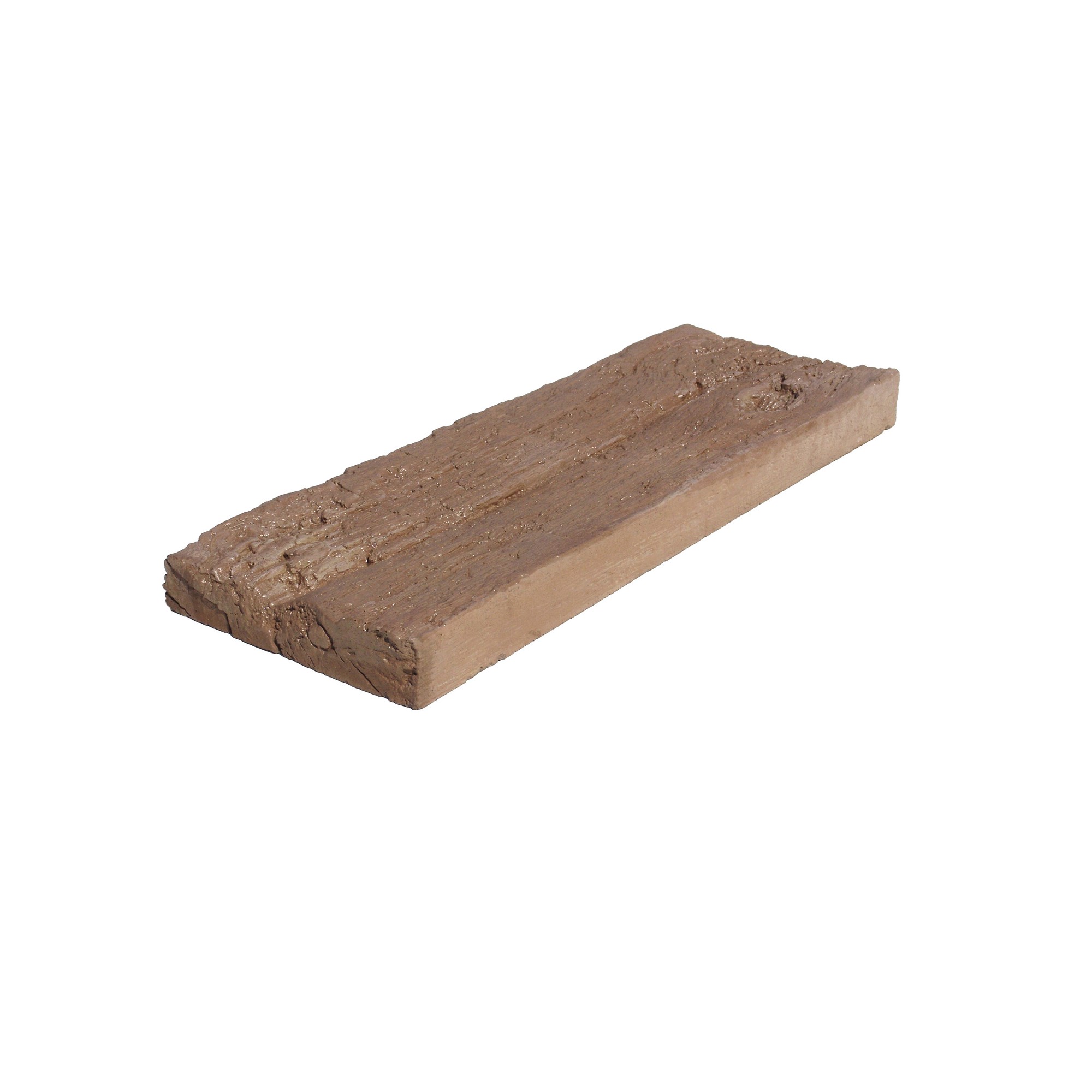 Dlažba betonová Presbeton BARK 1 reliéfní kůra hnědá 225×600×50 mm PRESBETON