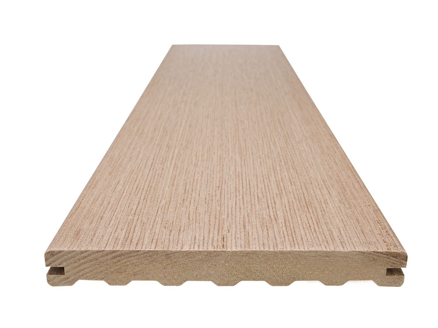 Prkno terasové Woodplastic RUSTIC MAX teak 22×195×4000 mm WOODPLASTIC
