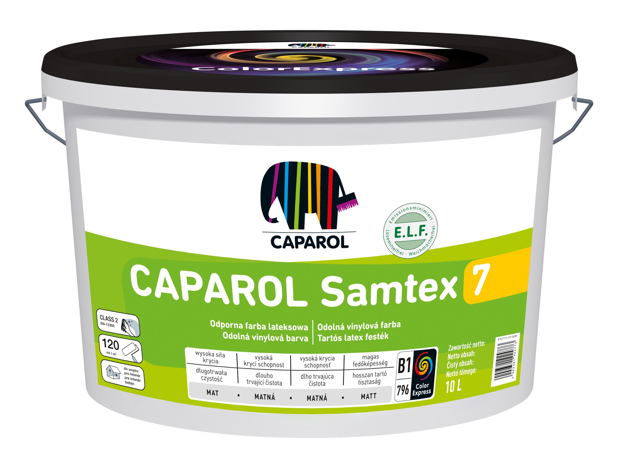 Malba vinylová Caparol Samtex 7 bílý