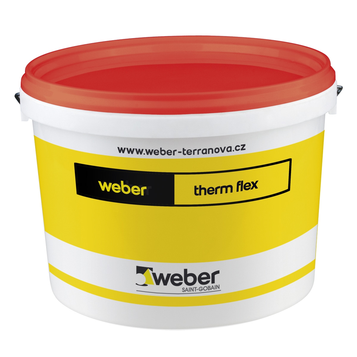 Hmota lepicí a stěrková Webertherm flex žlutá 25 kg weber