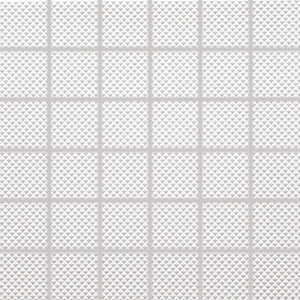 Mozaika Rako Color Two 5×5 cm (set 30×30 cm) bílá matná GRS05623 RAKO