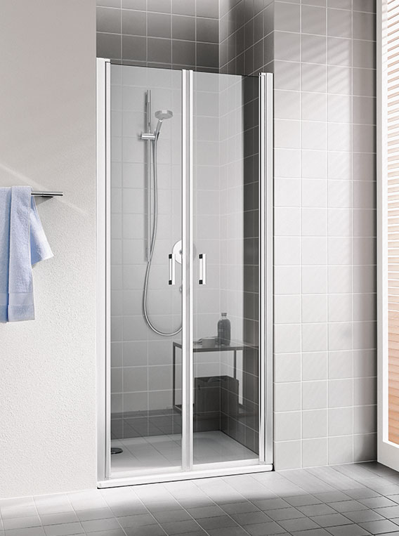 Dveře sprchové Kermi CADA XS CKPTD 1000 mm stříbrná/čiré sklo KERMI