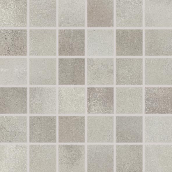 Mozaika Rako Via 5×5 cm (set 30×30 cm) šedá DDM05711 RAKO