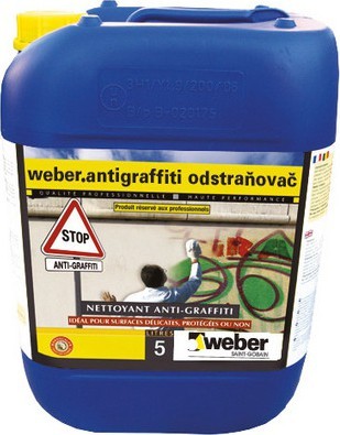 Odstraňovač grafitti weber antigraffiti 5 l Weber