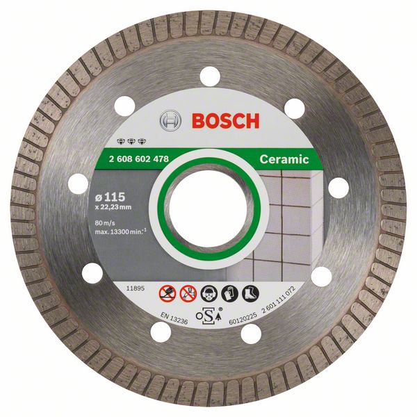 KotoučDIA Bosch Best for Ceram EC Turbo 115×22