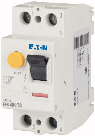 Chránič proudový Eaton PF6-40/2/03 Eaton