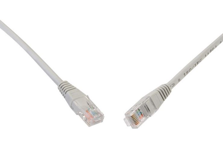 Patch kabel CAT6 UTP 1m non-snag C6-155GY-1MB