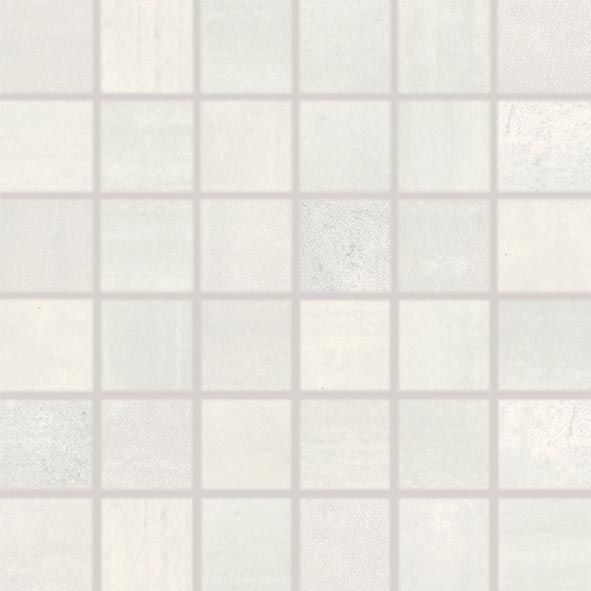 Mozaika Rako Rush 5×5 cm (set 30×30 cm) světle šedá WDM05521
