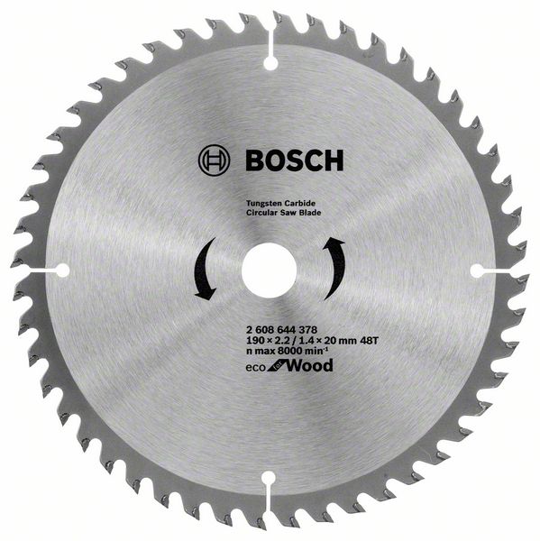 Kotouč pilový Bosch Eco for Wood 190×20×2