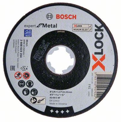 Kotouč řezný Bosch Expert for Metal X-LOCK 125×1
