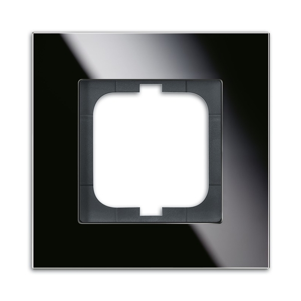 Rámeček ABB Solo carat jednonásobný černé sklo ABB