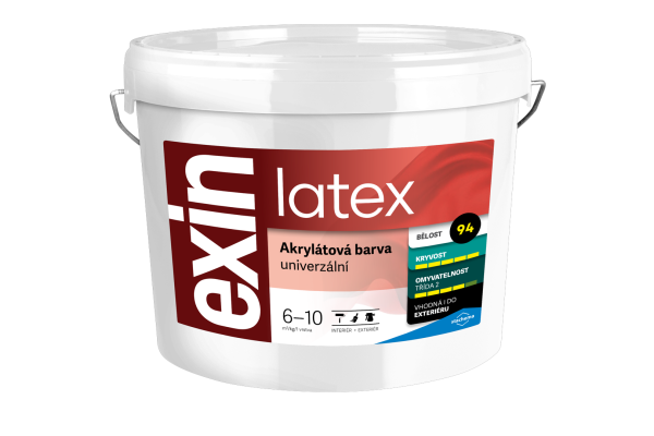 Barva akrylátová Stachema EXIN LATEX 94% bílá