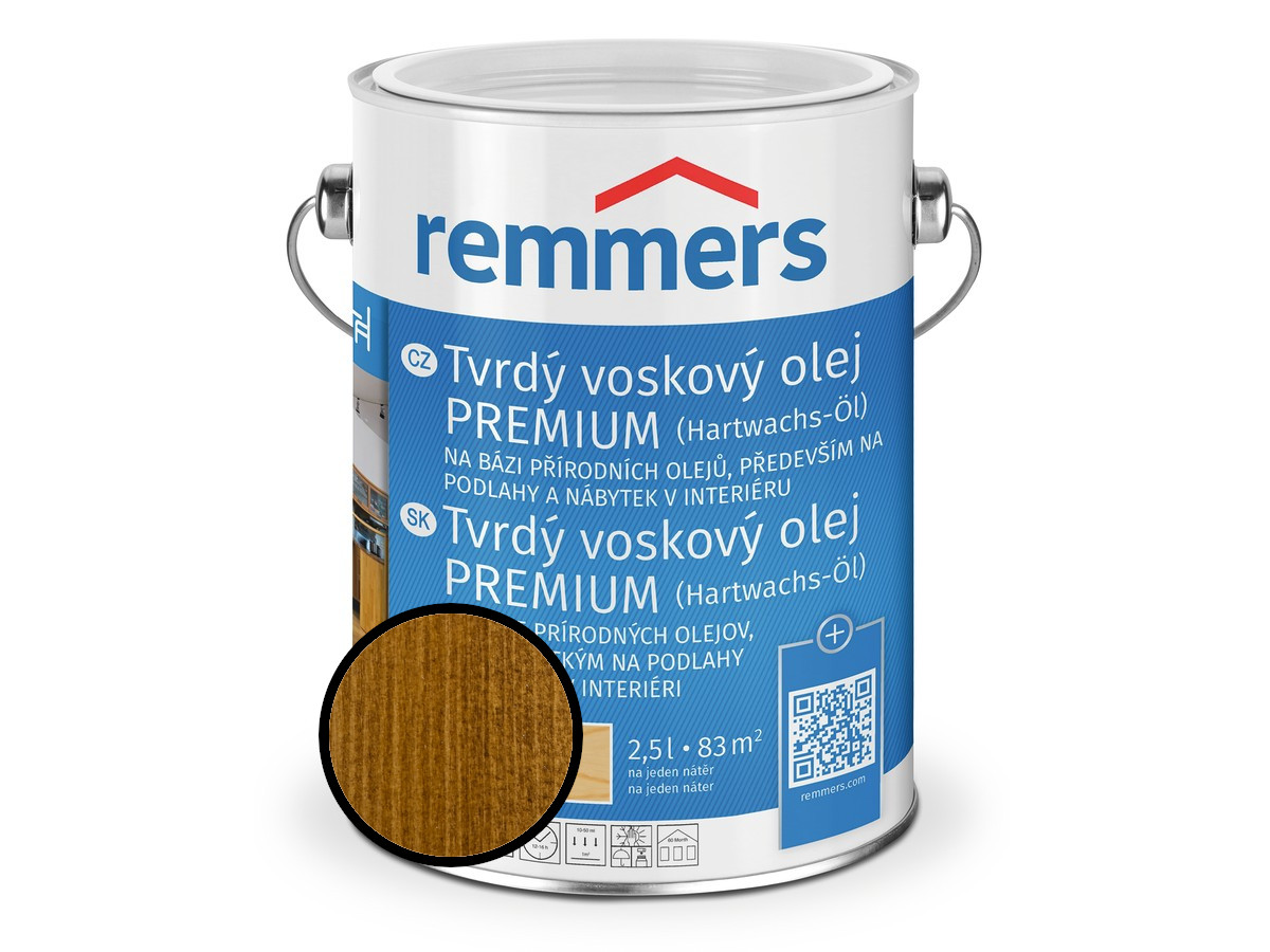 Olej tvrdý voskový Remmers Premium 1363 eiche rusic 0