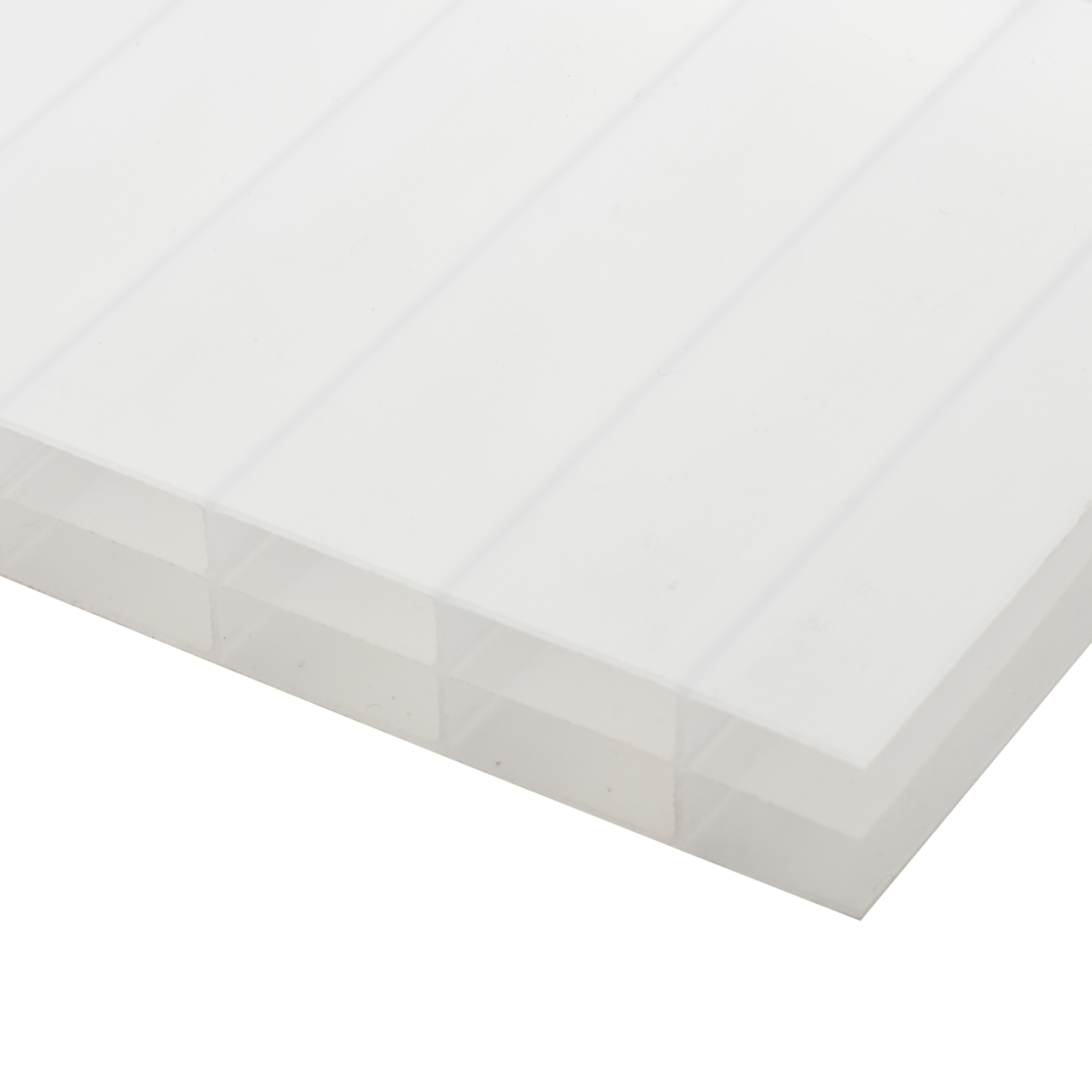Deska polykarbonátová dutinková MULTICLEAR 16 BOX 3 WALL SC 1UV bílá 980×5000 mm ARLA PLAST