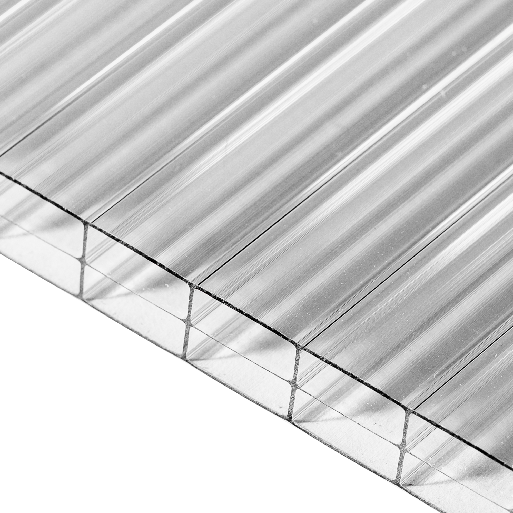 Deska polykarbonátová dutinková MULTICLEAR 16 BOX 3 WALL SC 1UV transparent 1 200×7 000 mm ARLA PLAST