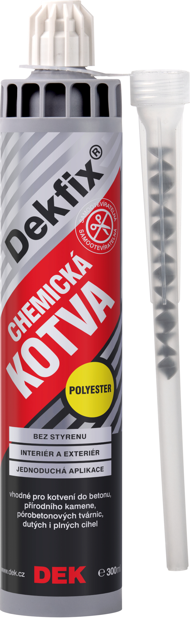 Kotva chemická polyesterová DEK DEKFIX