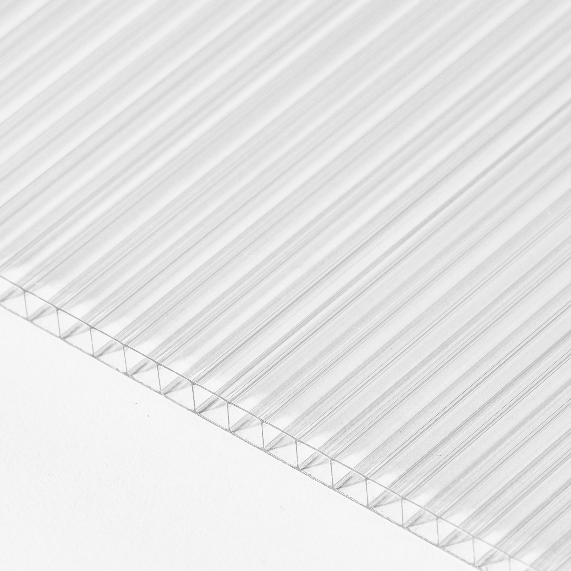 Deska polykarbonátová dutinková MULTICLEAR 6 BOX 2 WALL 1UV čirá 2 100×4 000 mm ARLA PLAST