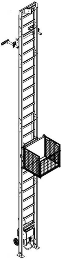 Výtah žebříkový svislý Camac Minor Escalera 200 15