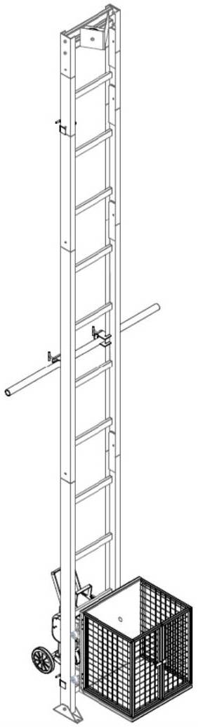 Výtah žebříkový svislý Camac Minor Escalera 150 20 m Camac