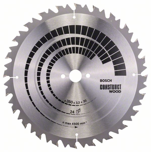 Kotouč pilový Bosch Construct Wood 350×30×3